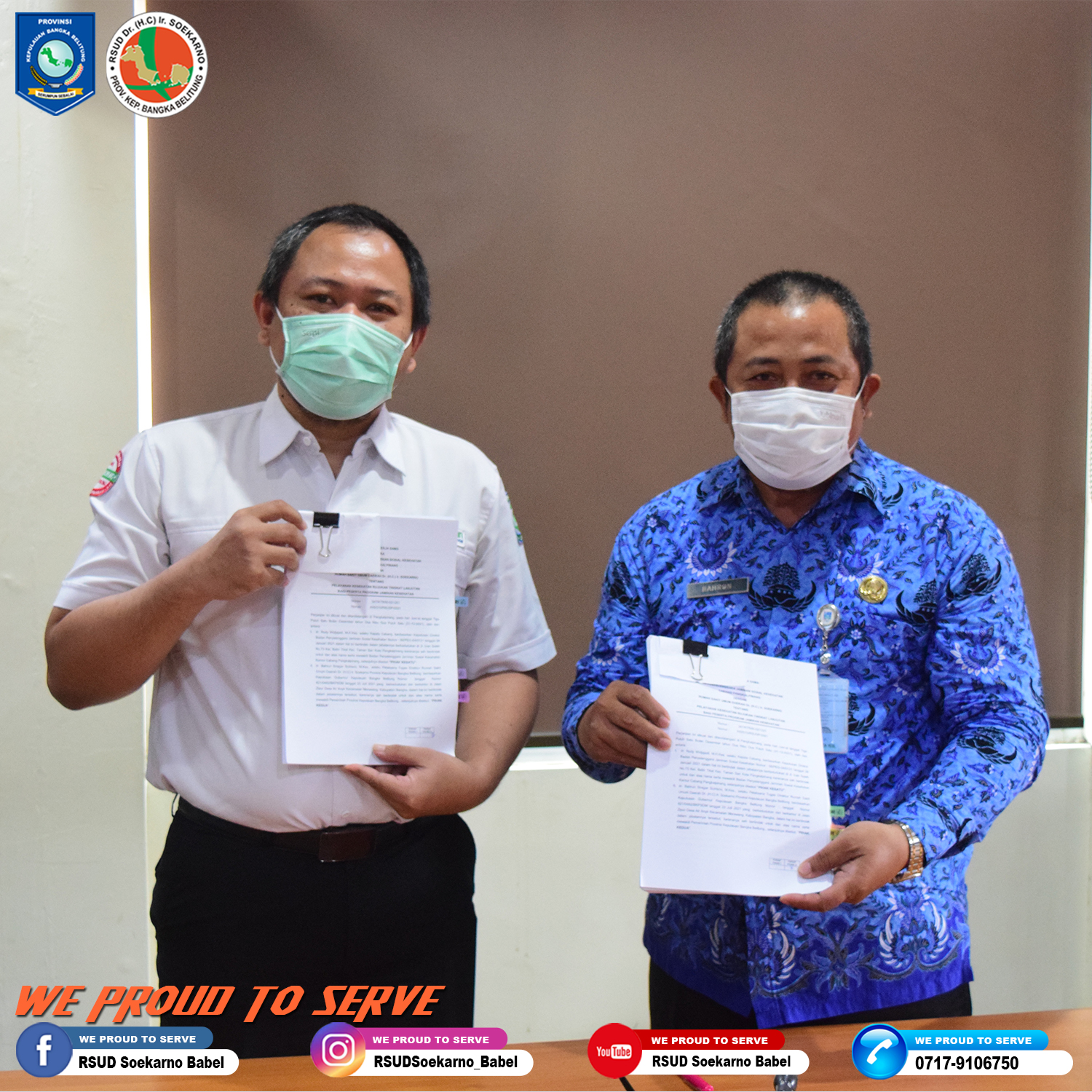 Kerjasama RSUD Dr. (H.C) Ir. Soekarno dengan BPJS Kesehatan Cabang Pangkalpinang Telah Ditandatangani