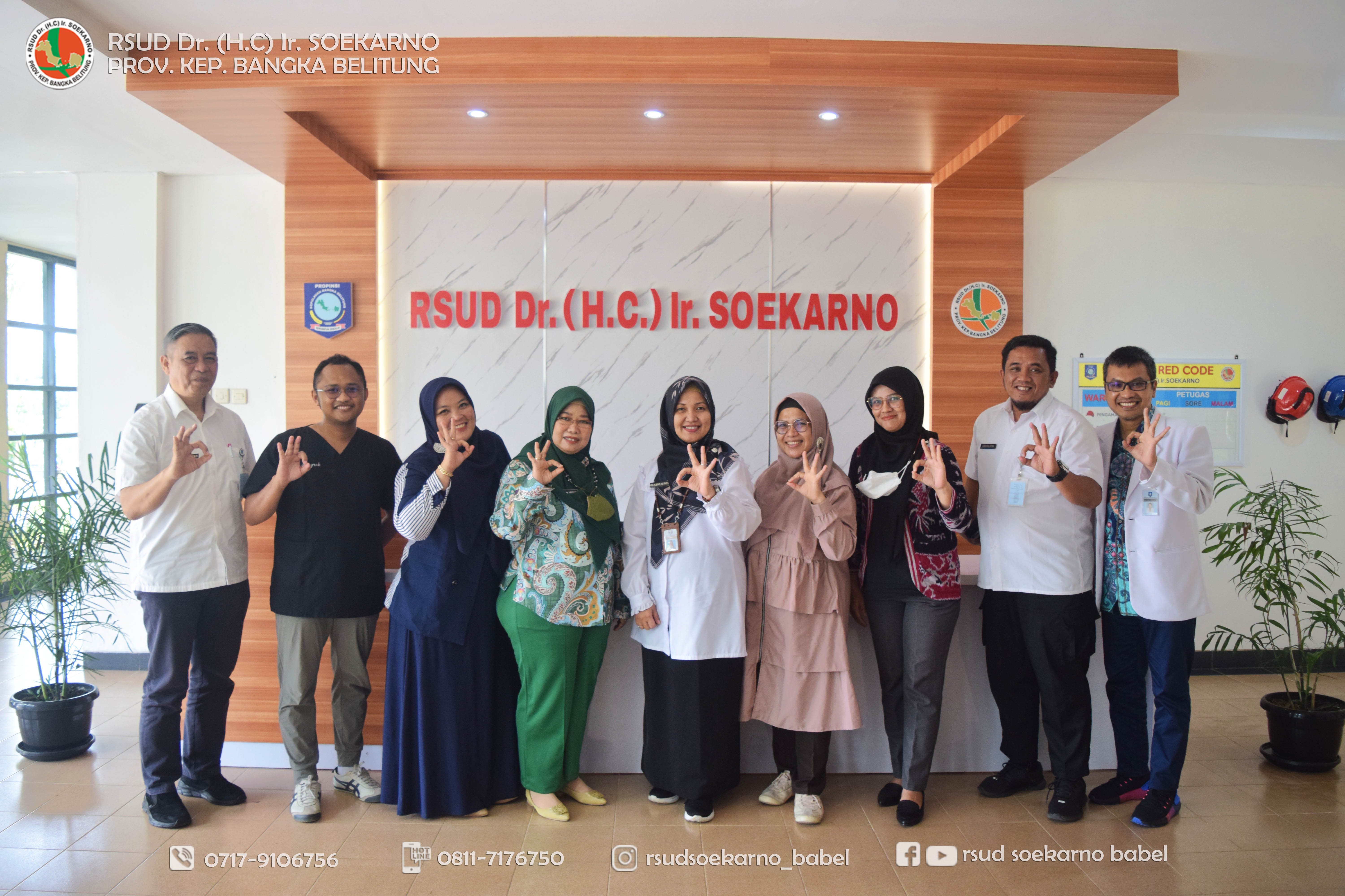 GUNA LAYANAN PRIORITAS : DIREKTUR RSUD MUHAMMAD ZEIN MENGUNJUNGI RSUD SOEKARNO BABEL