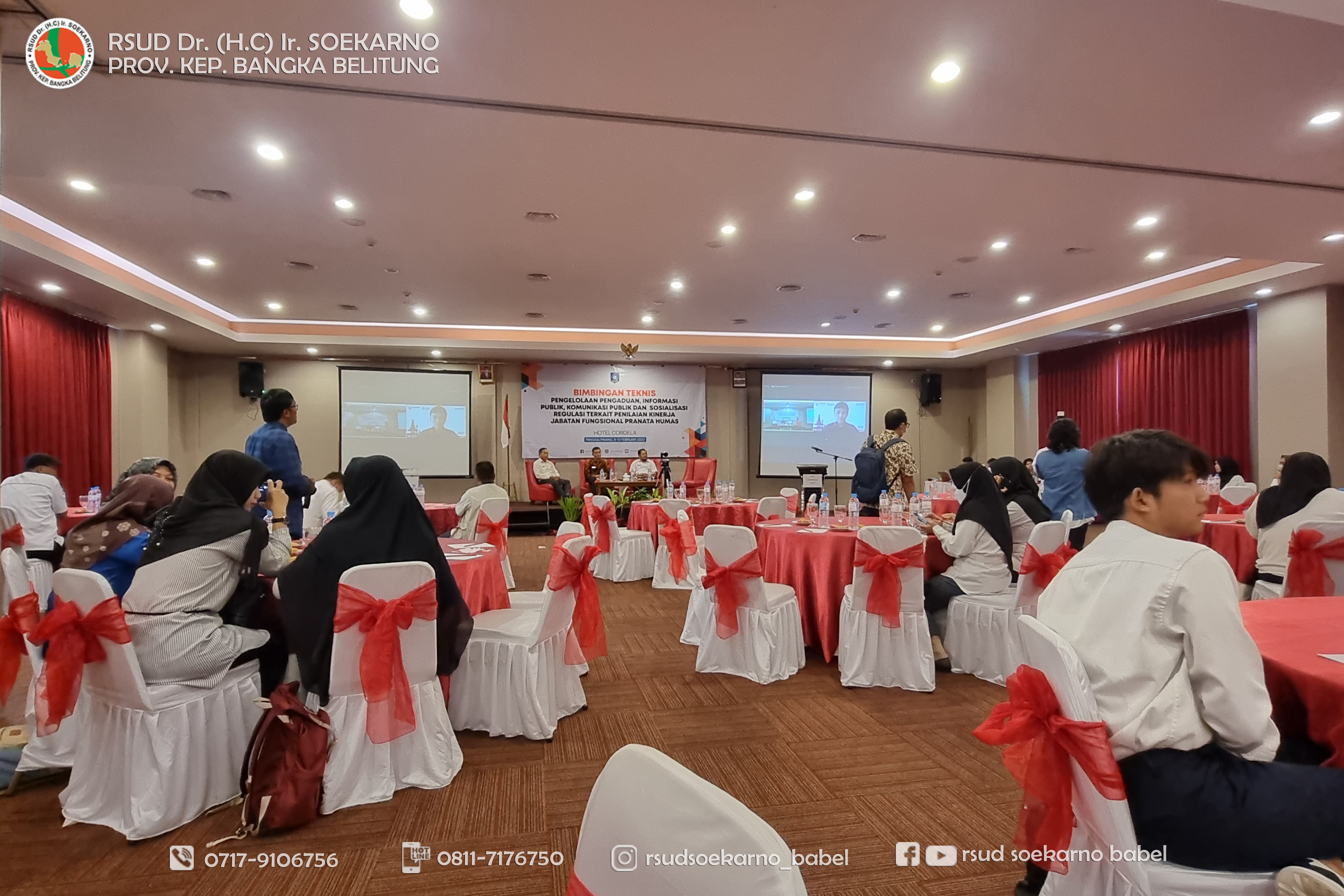 PRANATA HUMAS RSUD Dr. (H.C) Ir. SOEKARNO PROVINSI KEPULAUAN BANGKA BELITUNG IKUTI BIMTEK