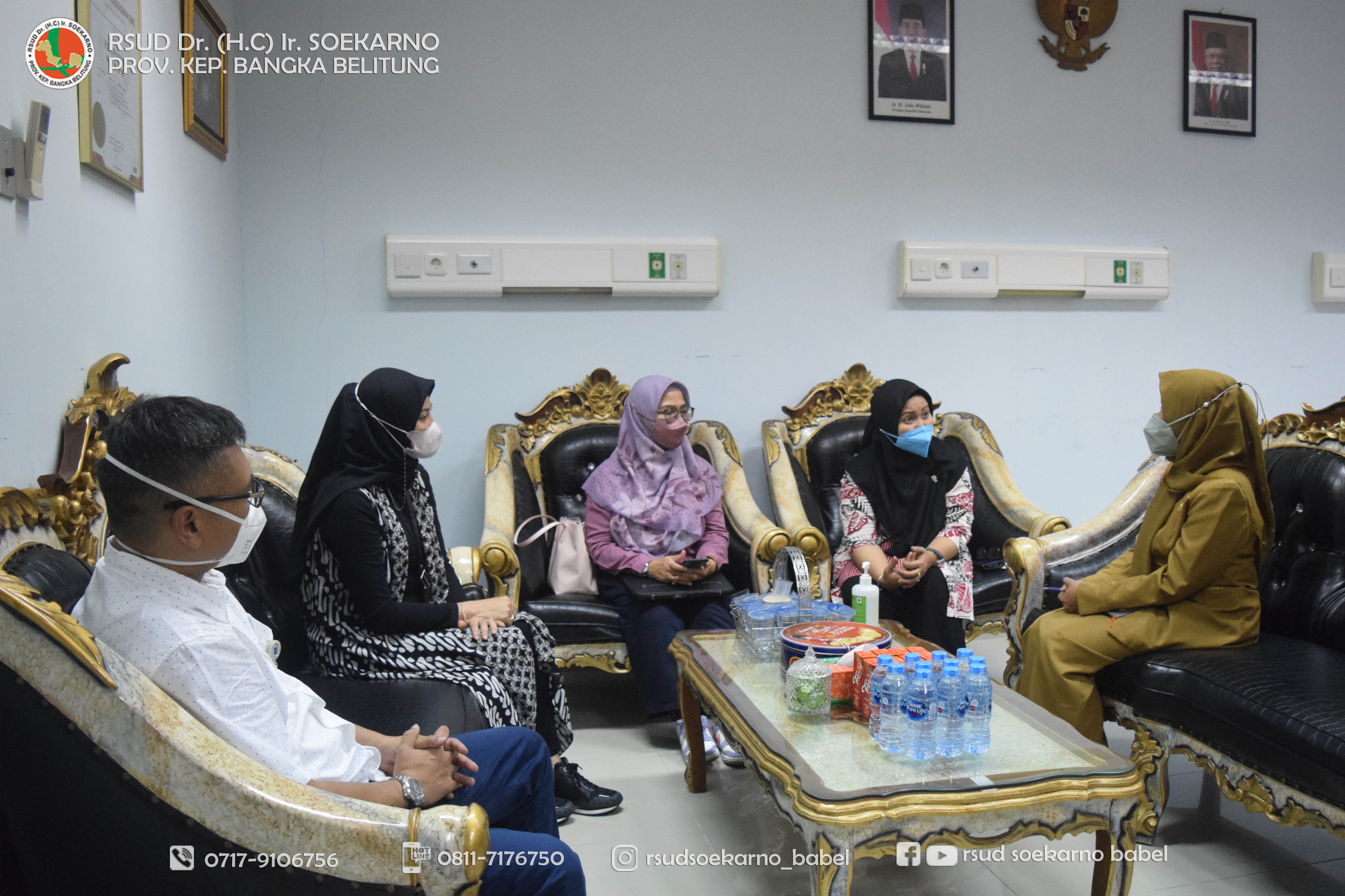 DIREKTUR RSUD BANGKA BELITUNG KUNJUNGI RSUD H. MARSIDI JUDONO BELITUNG