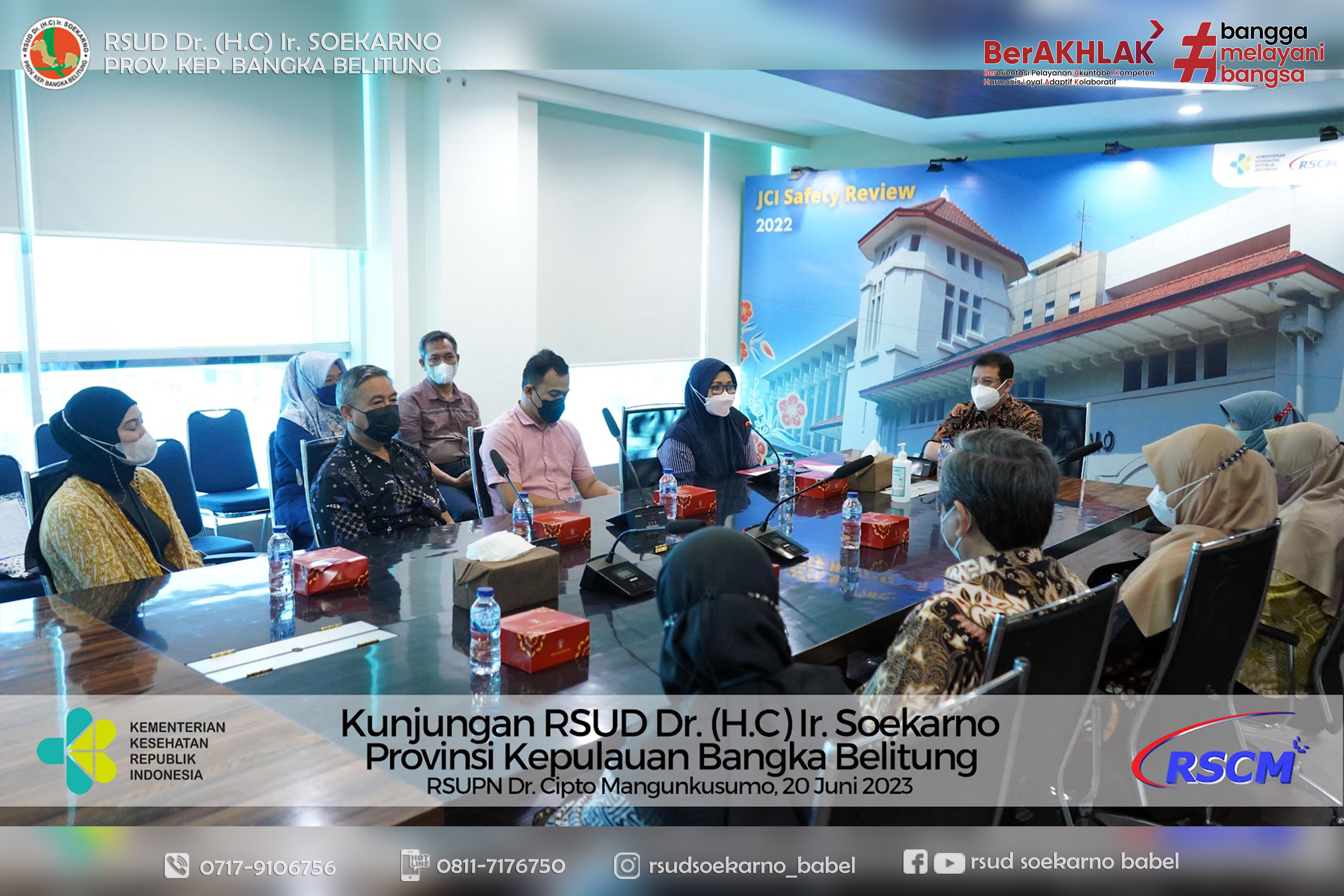 PENGEMBANGAN LAYANAN BEDAH SYARAF, DIREKTUR RSUD SOEKARNO BABEL KUNJUNGI RSCM