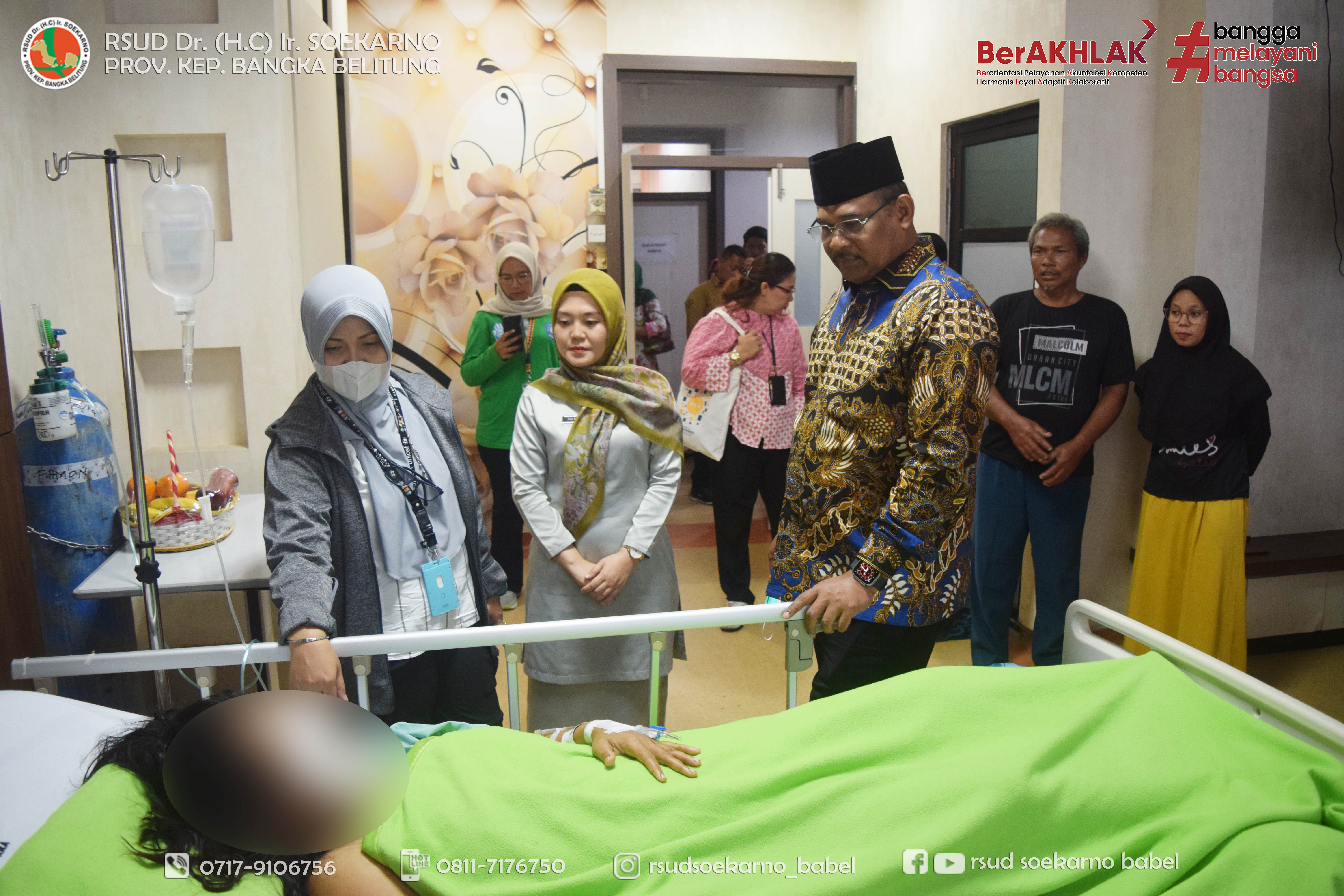 Kunjungi Pasien Korban KDRT di RSUD Soekarno Babel, PJ Gubernur Bersama Direktur Pastikan Pelayanan Terbaik 
