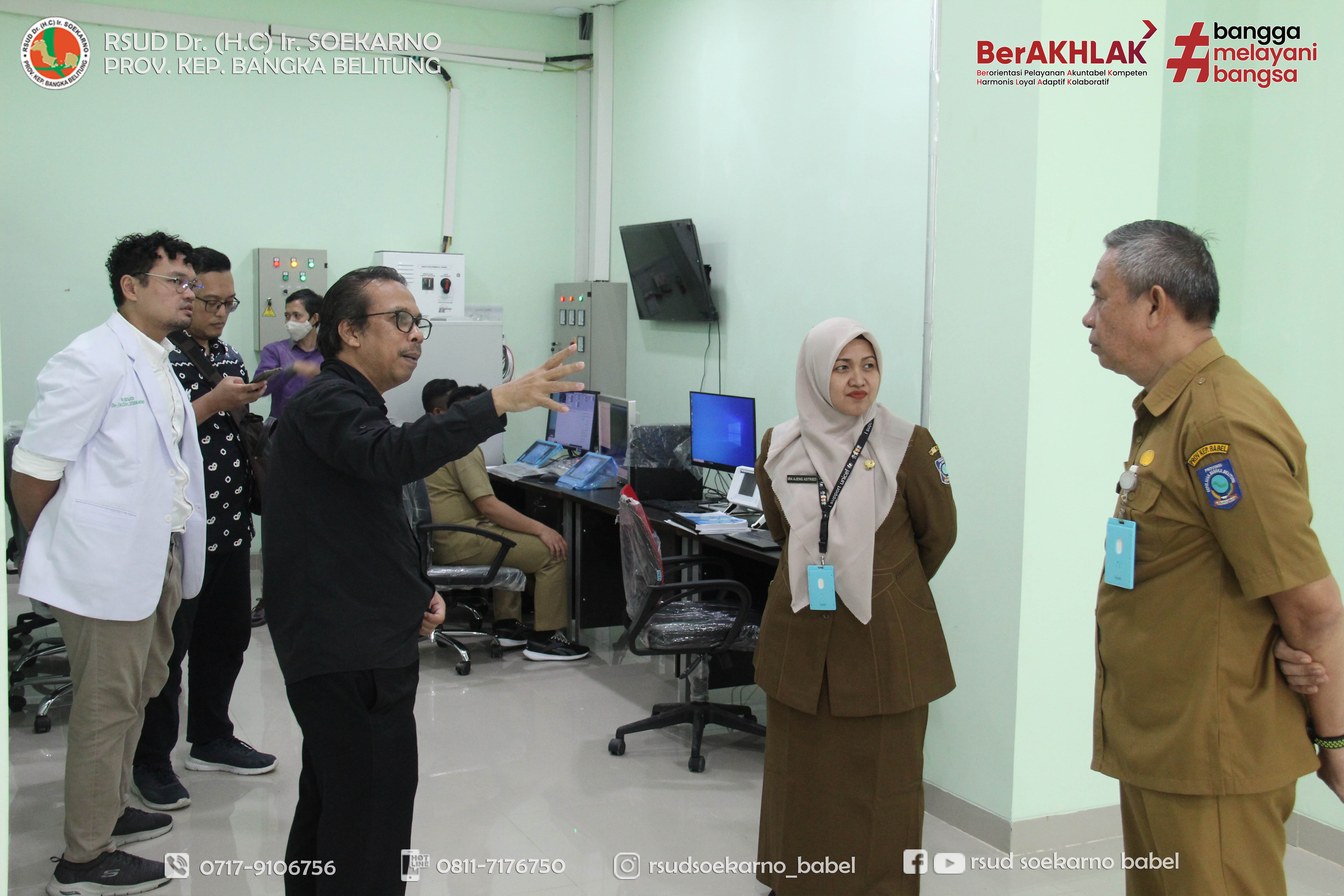 VERIFIKASI IZIN RADIOTERAPI, TIM BAPETEN KUNJUNGI RSUD SOEKARNO BABEL