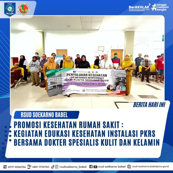 PROMOSI KESEHATAN RUMAH SAKIT: KEGIATAN EDUKASI KESEHATAN INSTALASI PKRS BERSAMA DOKTER SPESIALIS KULIT DAN KELAMIN