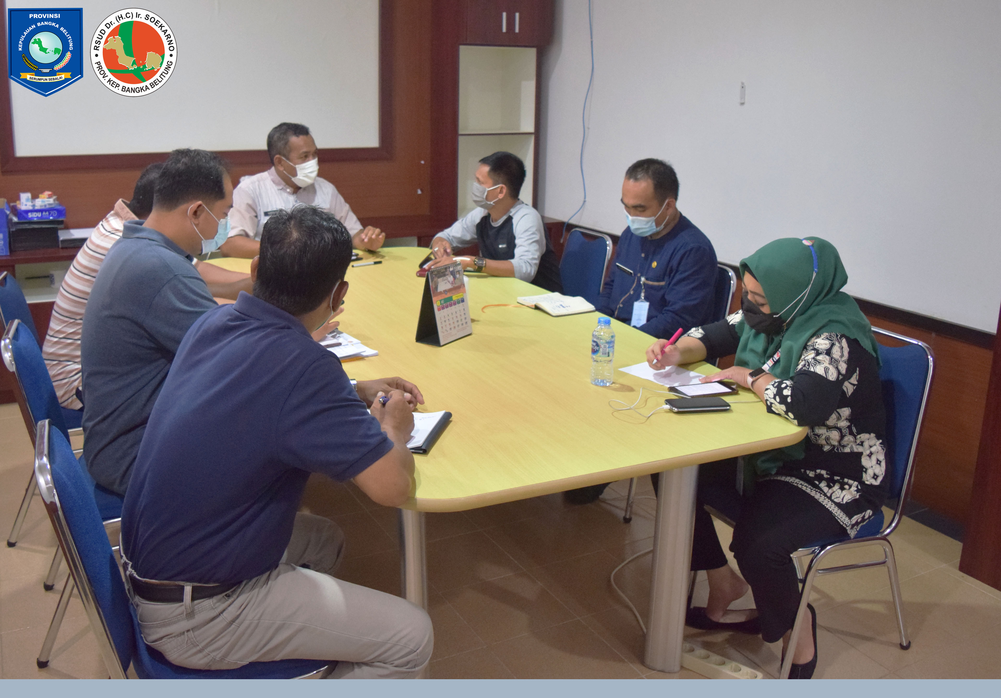 Tim Manajemen RSUD Dr. (H.C) Ir. Soekarno Provinsi Kepulauan Bangka Belitung Adakan Rapat Persiapan Kunjungan Kerja Komisi IX DPR RI