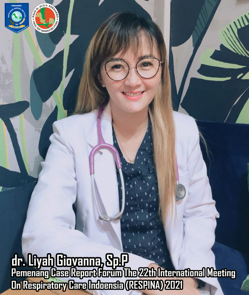 Tim Dokter RSUD Dr. (H.C) Ir. Soekarno Provinsi Kepulauan Bangka Belitung Pemenang Pertama Case Report Forum Respina 2021