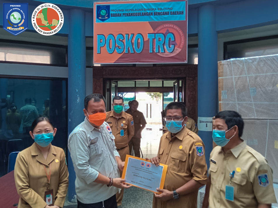 Demi Percepatan Penanganan Covid-19, BNPB Memberikan Bantuan Ventilator Ke Provinsi Kepulauan Bangka Belitung