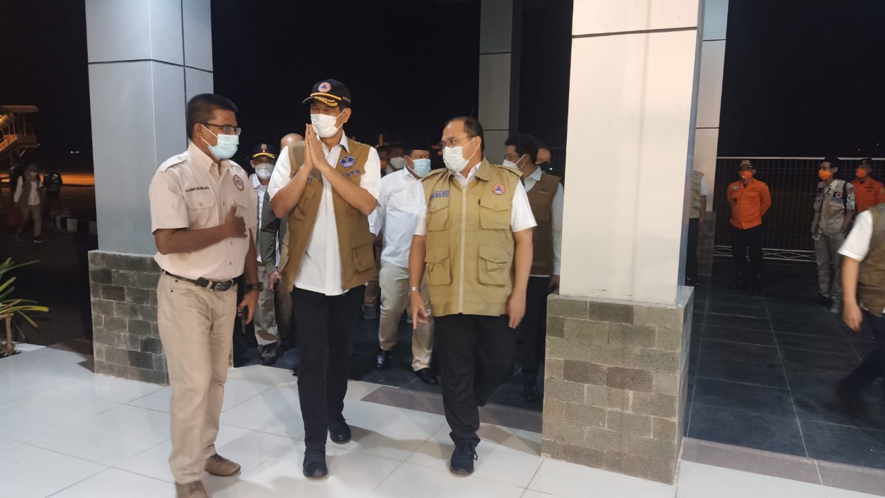 Gubernur Kep. Bangka Belitung menyambut kedatangan Kepala BNPB di Provinsi Kep. Bangka Belitung