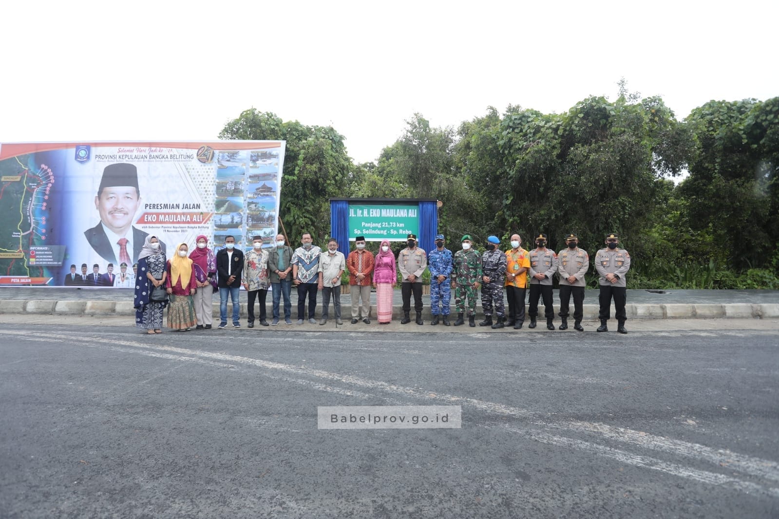 Jalan Lintas Timur Berganti Nama Jadi Jalan Ir. H. Eko Maulana Ali