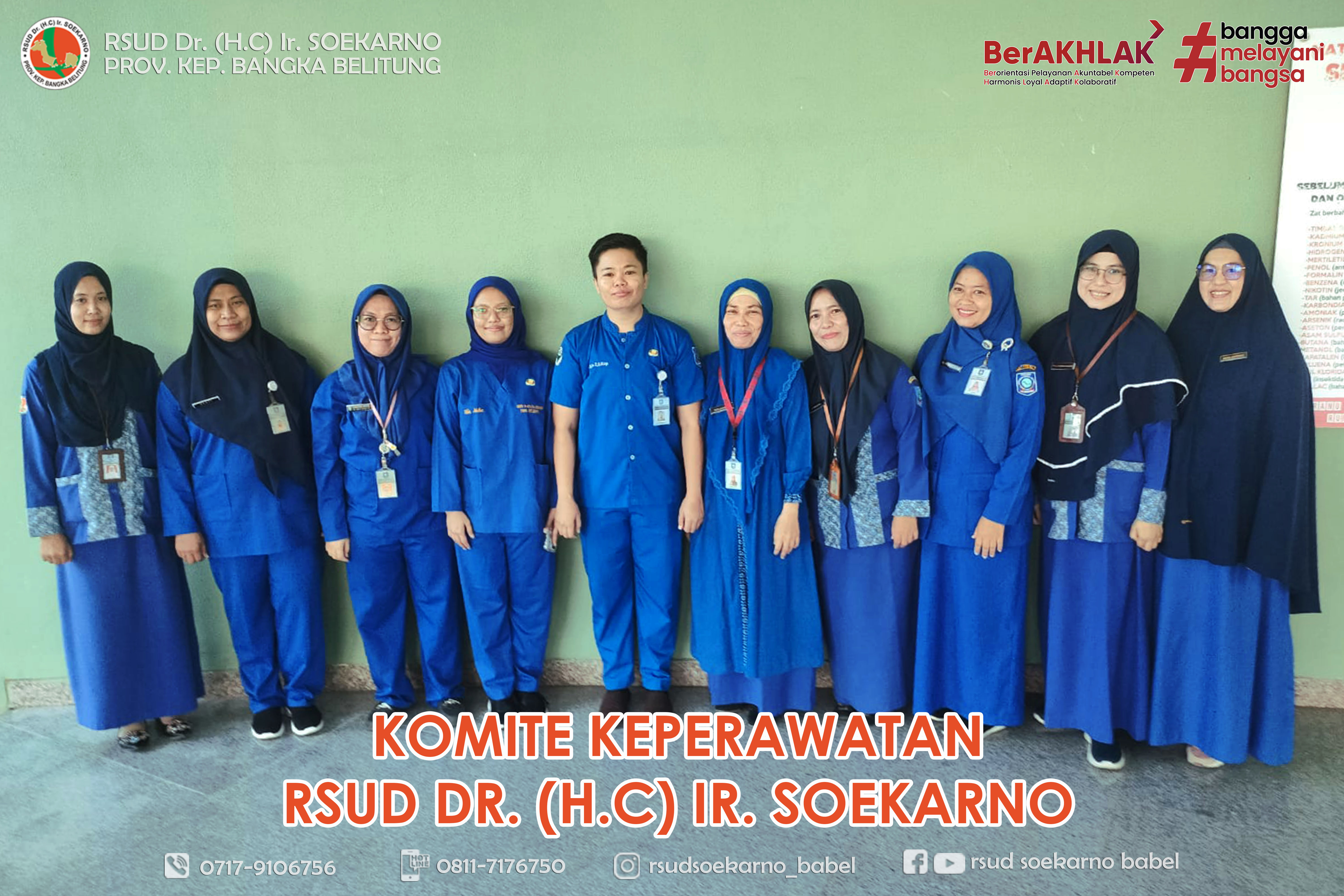 PEGAWAI RSUD SOEKARNO DENGAN ATRIBUT LENGKAP