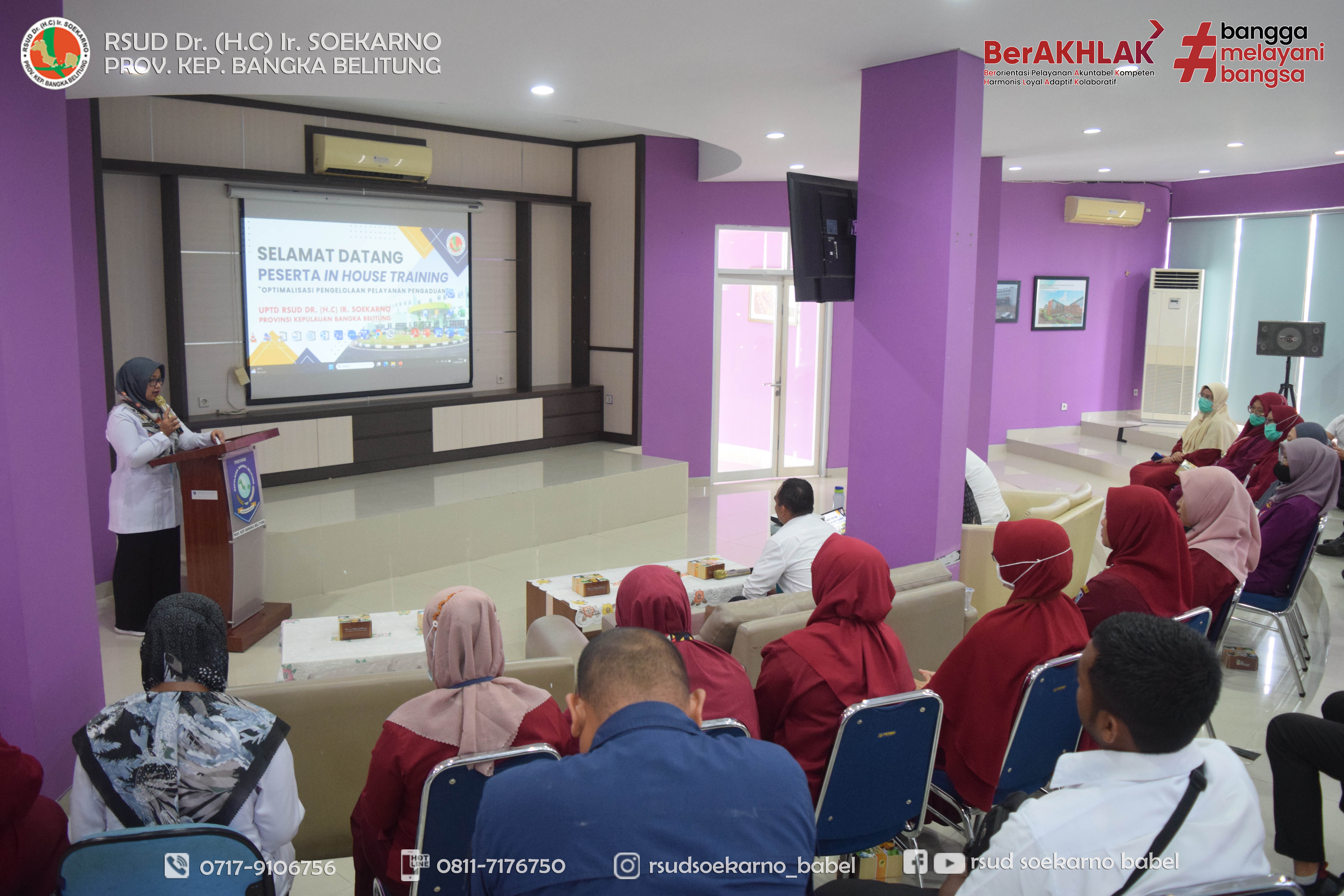 RSUD SOEKARNO BABEL ADAKAN IHT PENGELOLAAN PELAYANAN PENGADUAN