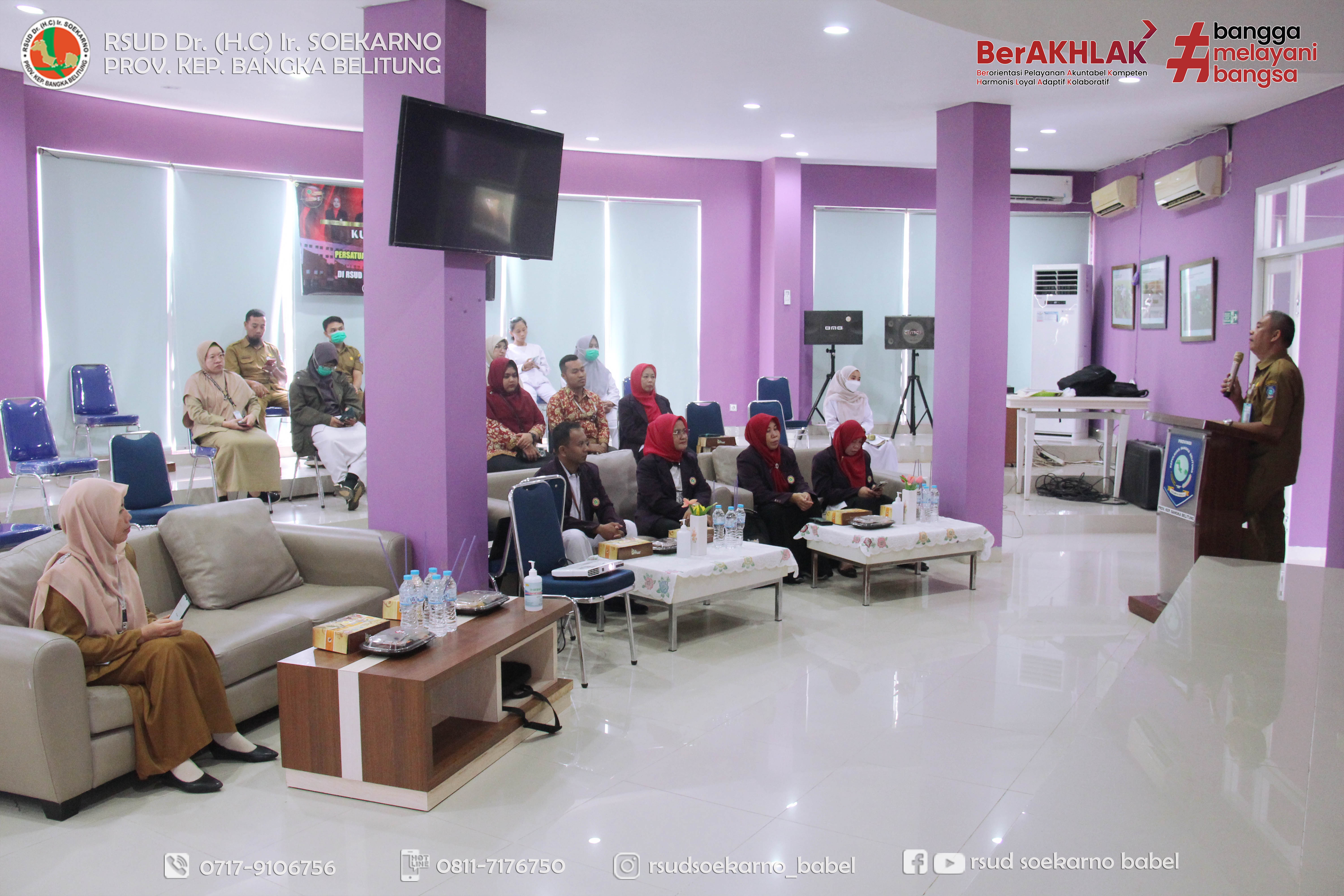 DPD PPNI KABUPATEN BANGKA BERKUNJUNG KE RSUD SOEKARNO