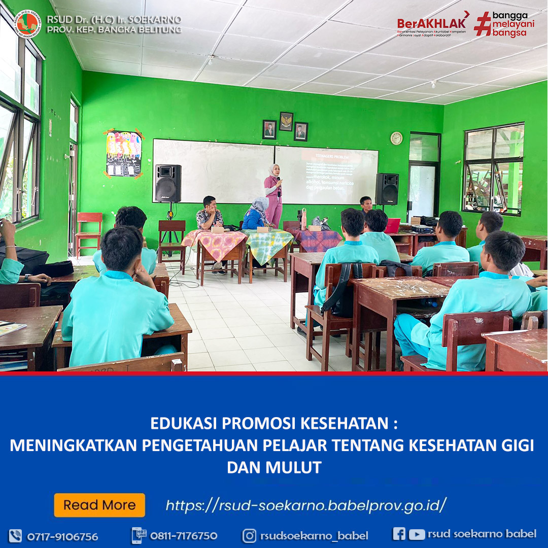EDUKASI PROMOSI KESEHATAN DI MAN 1 SUNGAILIAT