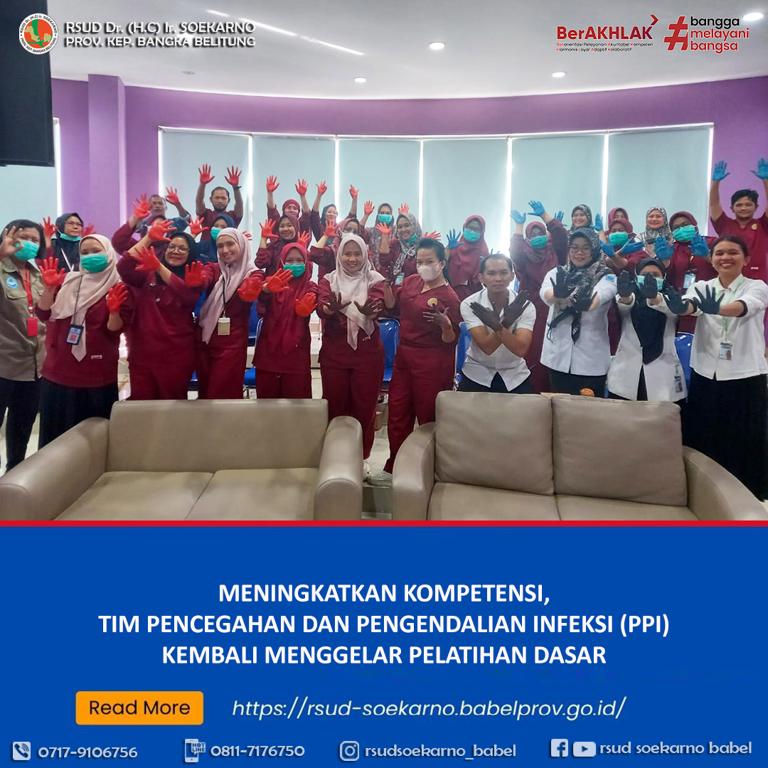 TIM PPI RSUD SOEKARNO BABEL KEMBALI MENGGELAR PELATIHAN DASAR
