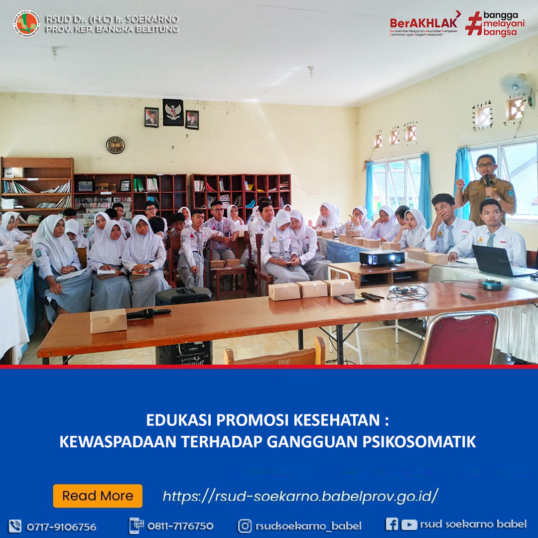 EDUKASI TIM PROMKES DI SMA NEGERI 2 SUNGAI LIAT