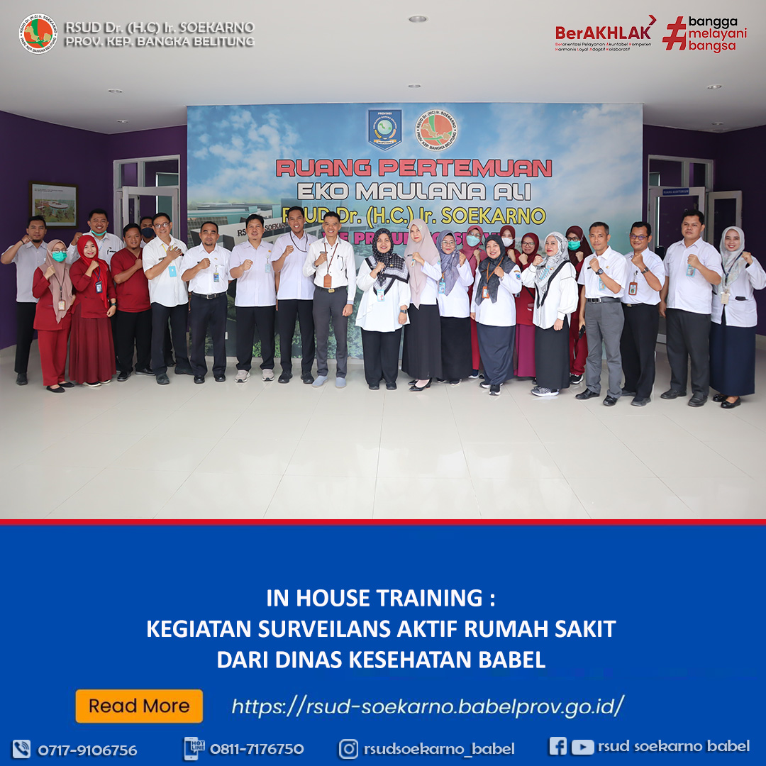 IHT SURVEILANS AKTIF RUMAH SAKIT DINKES KESEHATAN BABEL