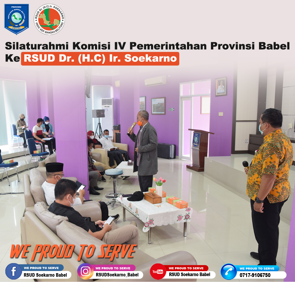 Silaturahmi Komisi IV Pemprov Babel ke RSUD Dr. (H.C) Ir. Soekarno 