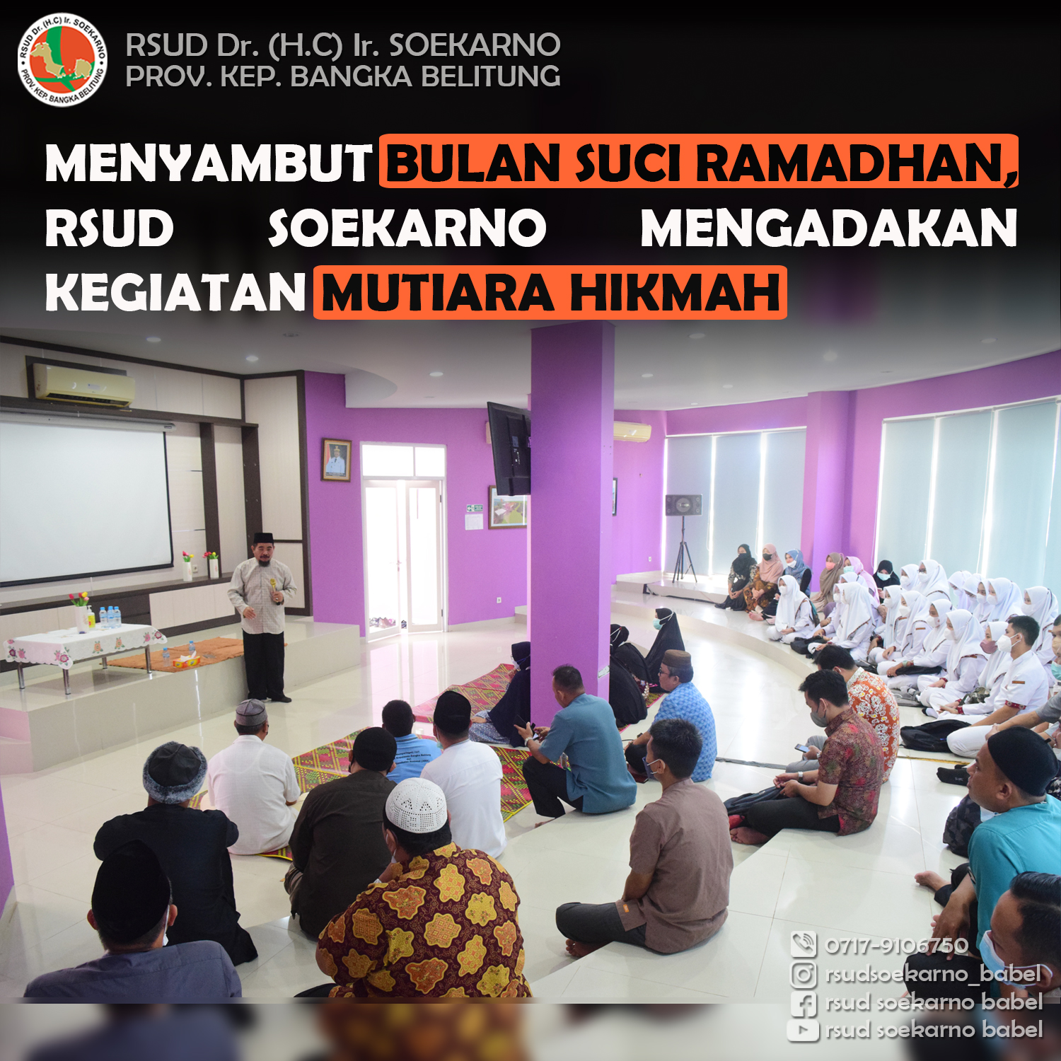 RSUD Soekarno Mengadakan Kegiatan Mutiara HIkmah 
