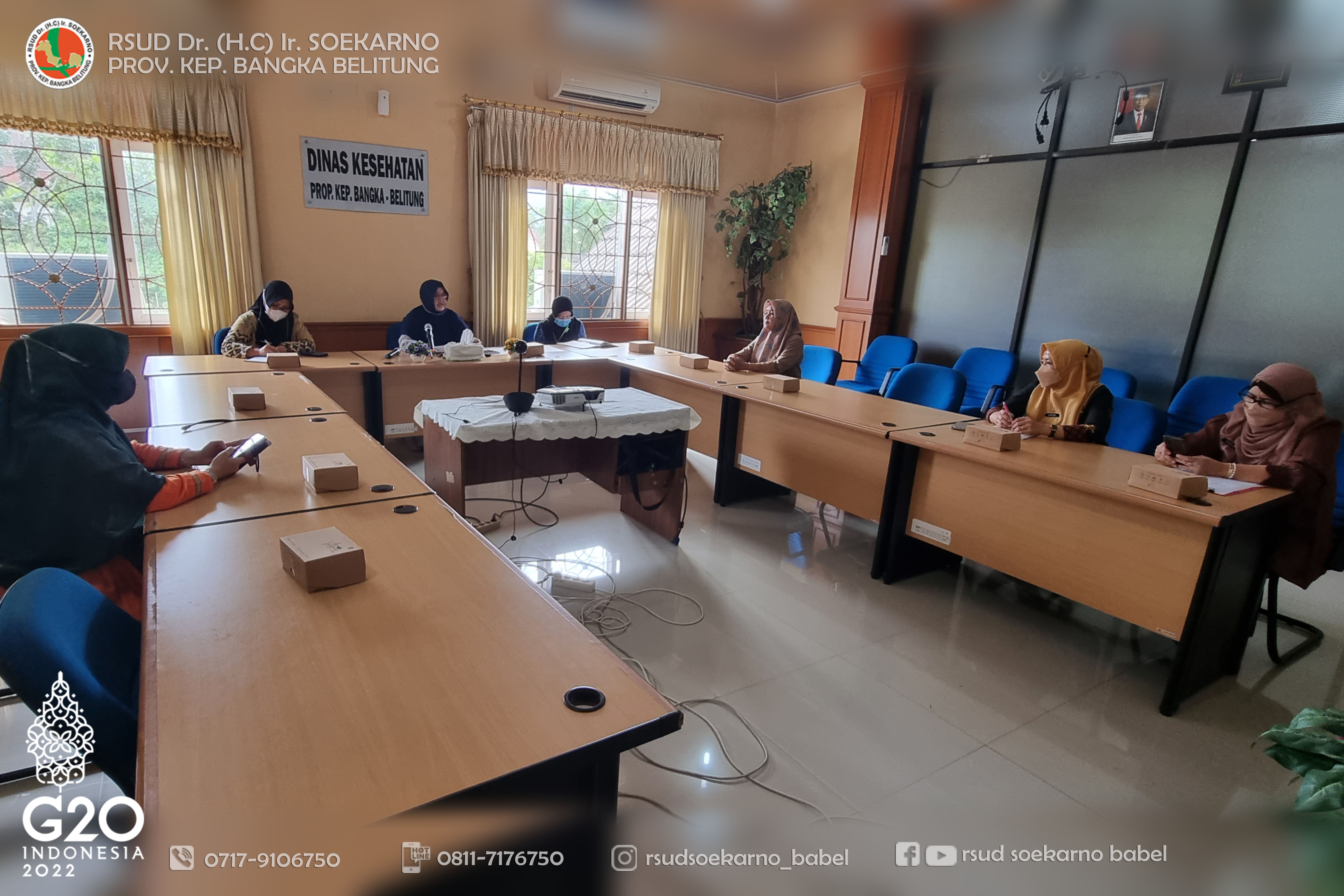 PERTEMUAN DWP DINKES & RSUD SOEKARNO BABEL  