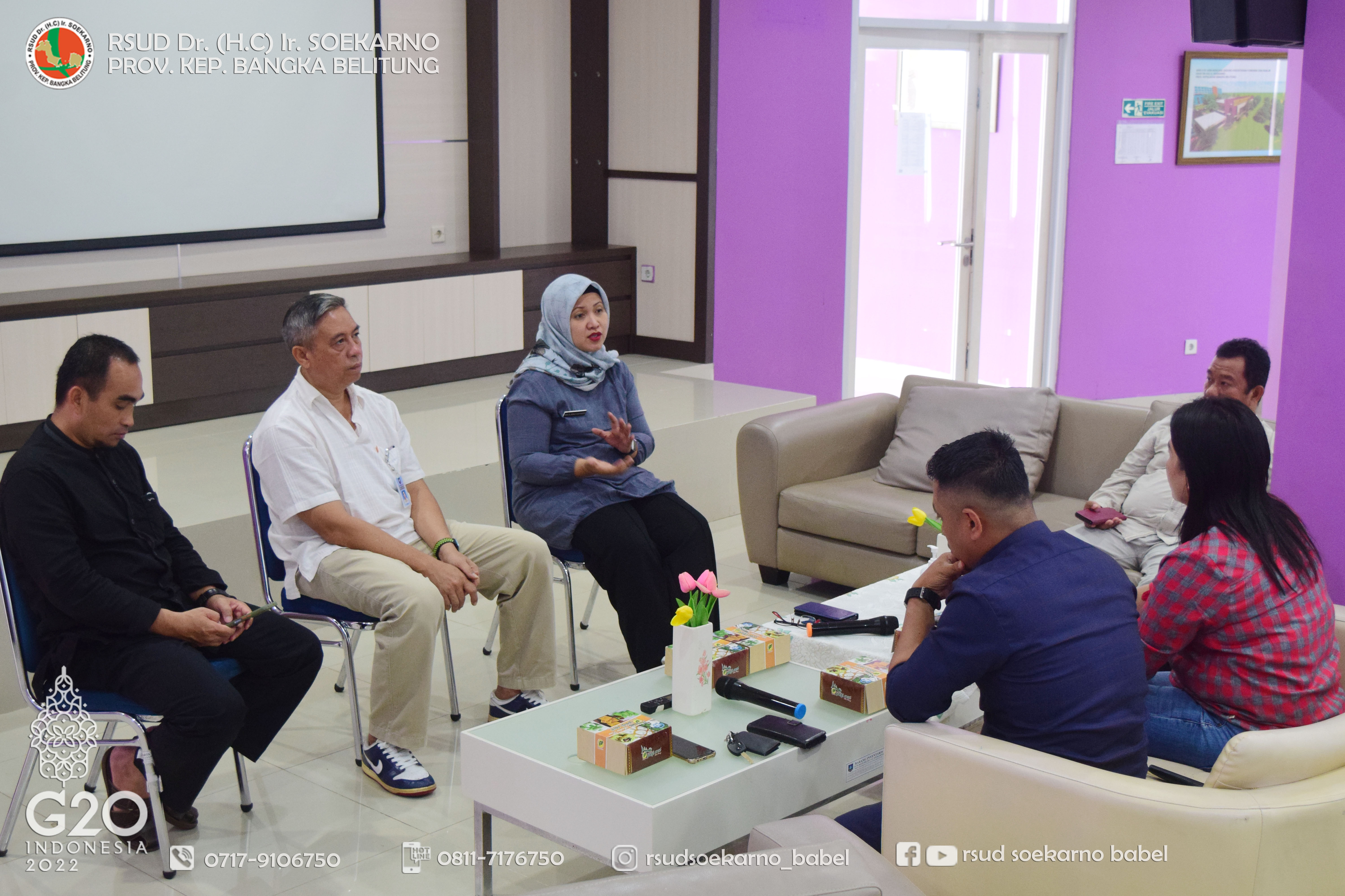 Kunjungan Kerja Komisi I DPRD Bangka Selatan ke RSUD Soekarno