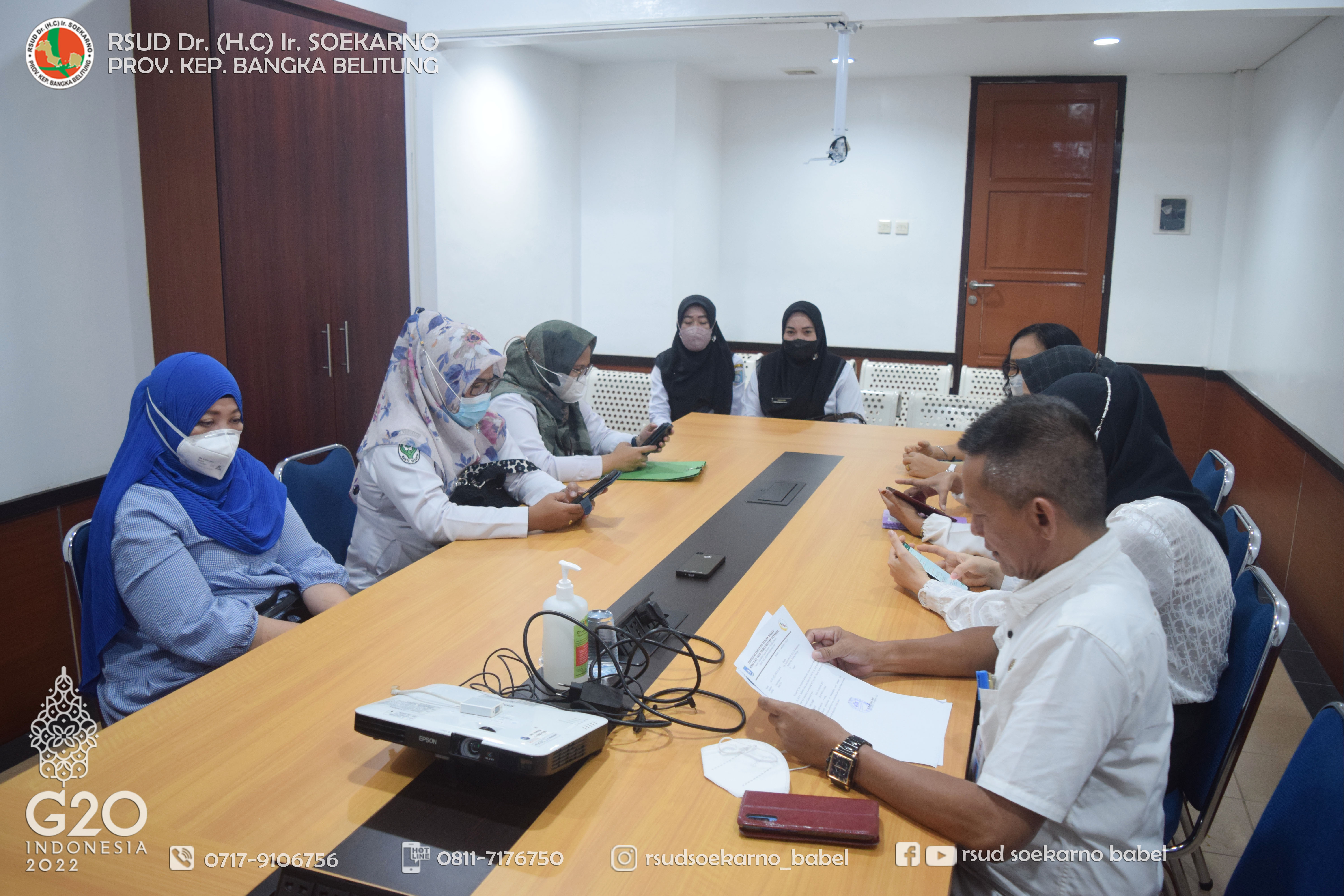 Kunjungan Kerja RSUD Sejiran Setason ke RSUD Soekarno