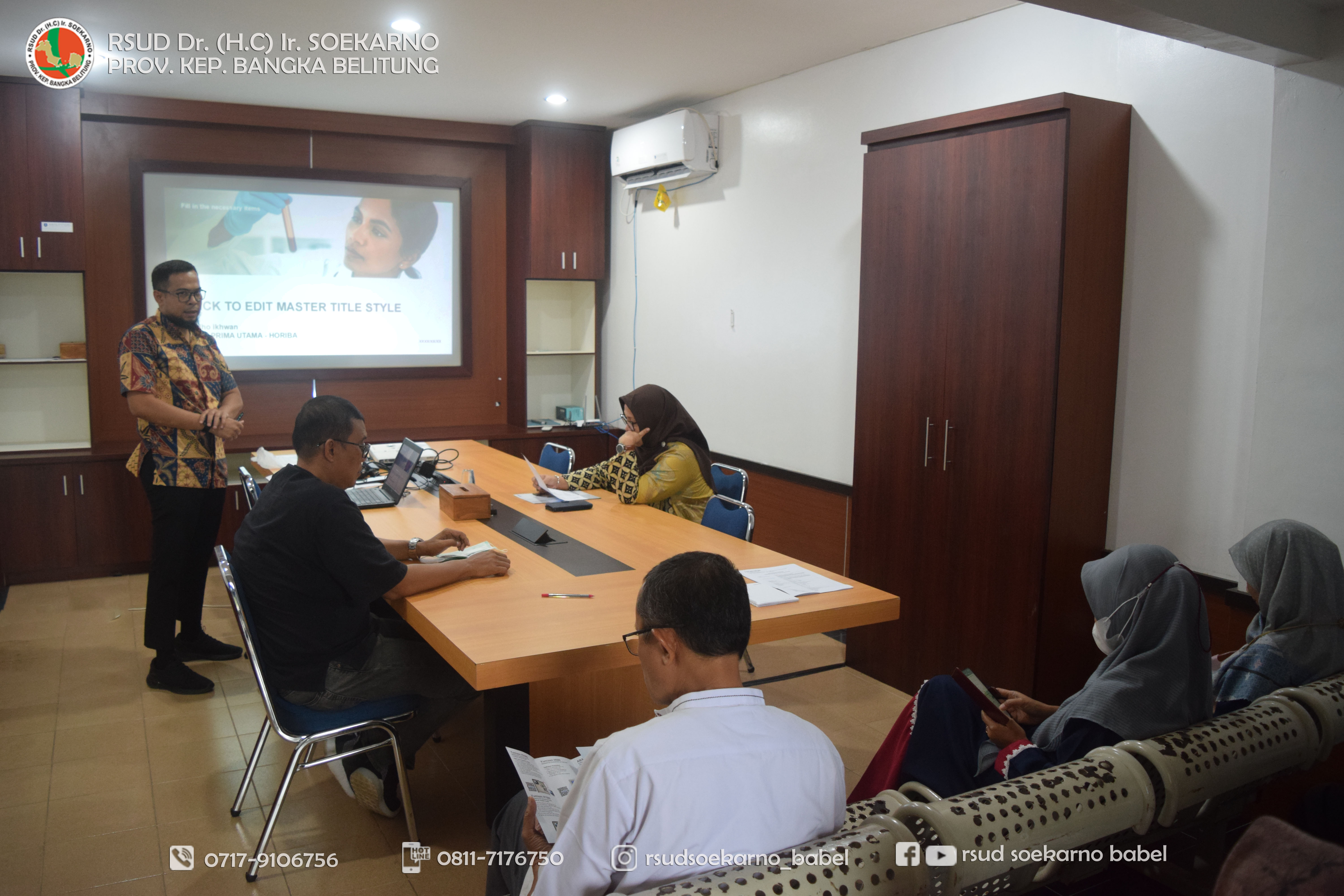 Presentasi Alat Hematologi oleh PT. ETIQA PRIMA UTAMA Agar Tepat Guna di RSUD Soekarno