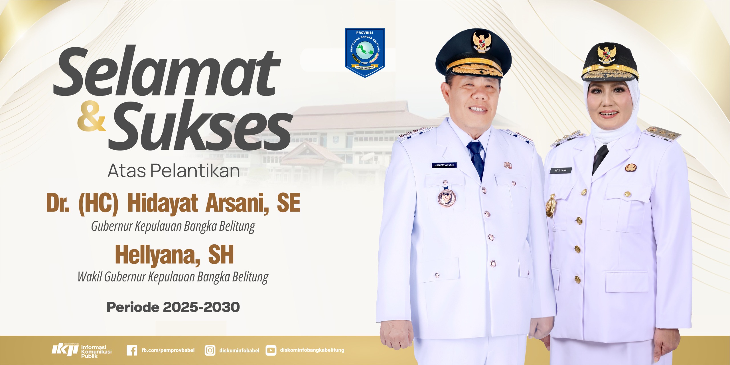 UCAPAN PELANTIKAN GUBERNUR ARSANI